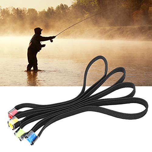 Fishing Tippet Spool Tenders - 4 Pack with Color Grommets
