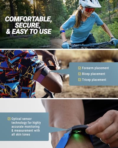 Heart Rate Monitor Armband - Bluetooth & ANT+ - Black R2.0