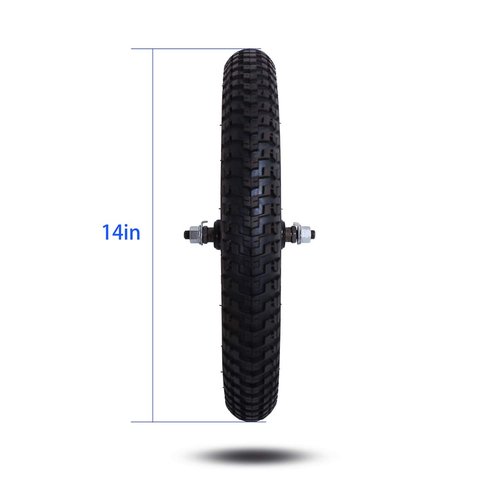 JOYSTAR 12 Inch Kids Bike Front Wheels Replacement with 12 Inch Air Rubber Tire Black Don't Fit with Huffy Bike
