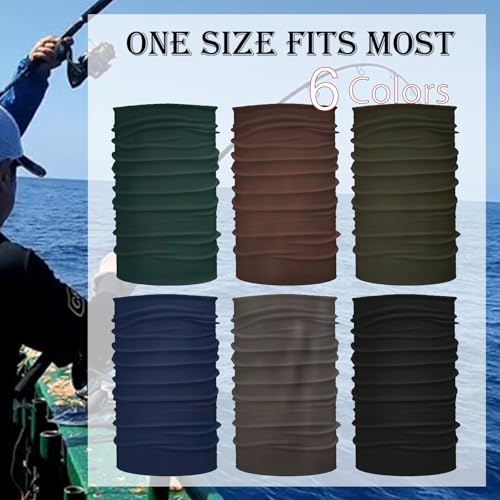 Neck Gaiter UV Face Mask - Earth Tones - Unisex Tube Scarf