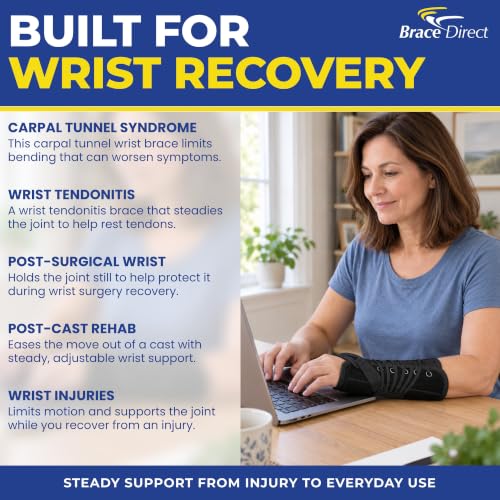 Right 10 Inch Breg Universal Wrist Lacer Brace for Carpal Tunnel & Tendonitis – L3908