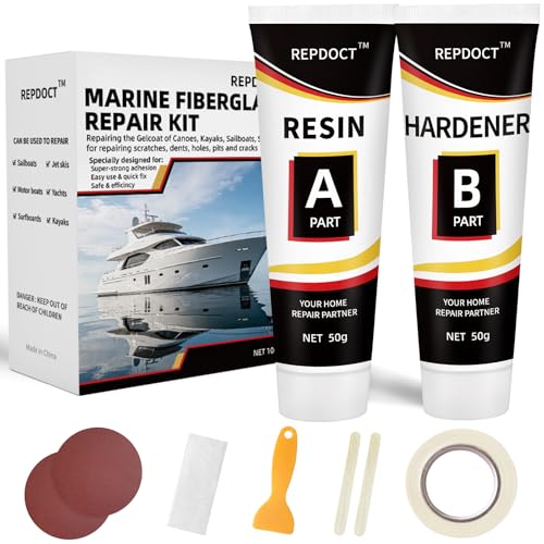 Marine Fiberglass Repair Kit - Gel Coat Repair for Boats