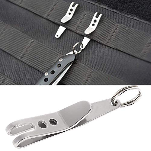 Stainless Steel Deep Carry Pocket Clip - 2 Pack Multi-Purpose EDC