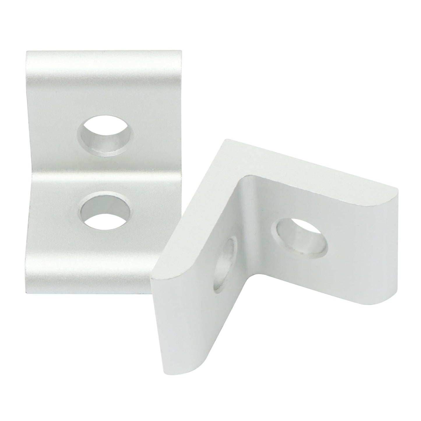 Abeicy 25 Packs Inside Corner Brackets, Aluminum 2-Hole 90 Degree Angle Bracket for 10 Series T Slot Profile Extruded Aluminum Extrusion