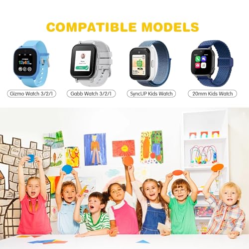 20mm Scrunchie Watch Band for Kids - Quick Release Strap - Skull + Pumpkin