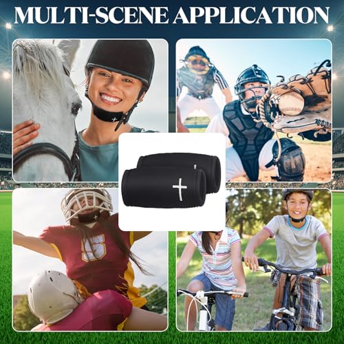 AceOrbit 8-Pack Cross Football Chin Strap Cover for Protective Gear