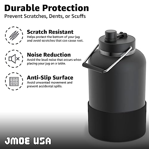 Jmoe USA Silicone Boot for RTIC Jug 128oz / 1 Gallon - Bottom Protector, BPA-Free