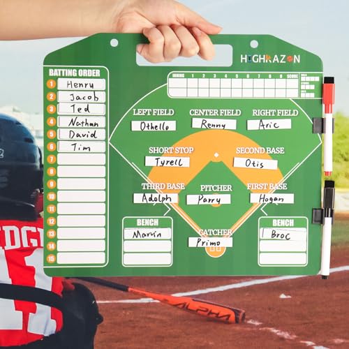 Magnetic Baseball Coach Clipboard - A-Horizontal Tactical Board