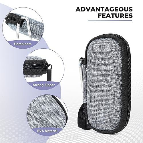 Hard Travel Case for KardiaMobile EKG Heart Monitor - Dark Gray
