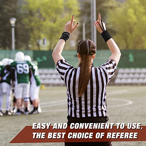 Football Referee Wristbands - 6 Pcs Adjustable Nylon Cotton