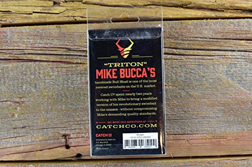 Catch Co Mike Bucca Baby Bull Shad Swimbait 3.75" 1/2 oz Bluegill - Fish Lure