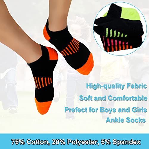 Boy Socks 12 Pairs Black Ankle Socks for 7-10 Years | Tsmollyu