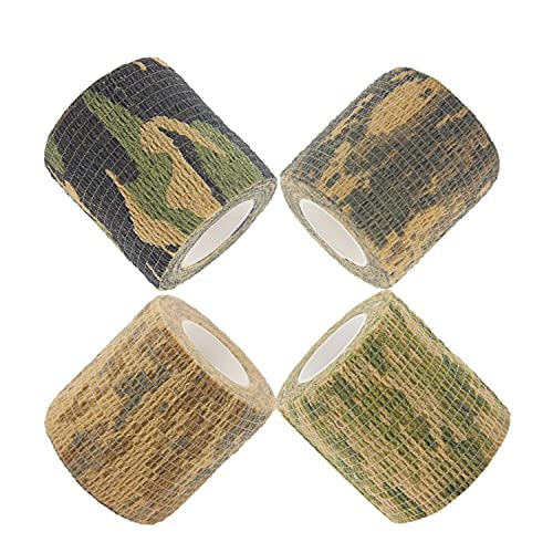 Self-Adhesive Camouflage Tape - 4 Pcs Military Camo Wrap