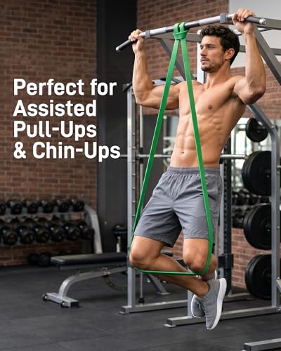 Resistance Bands Set - 5 Levels of Pull Up Assistance - Colorful