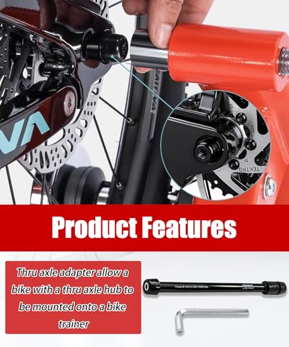 12mm Thru Axle Adapter for Bike Trainer - M12x1.5/166-178