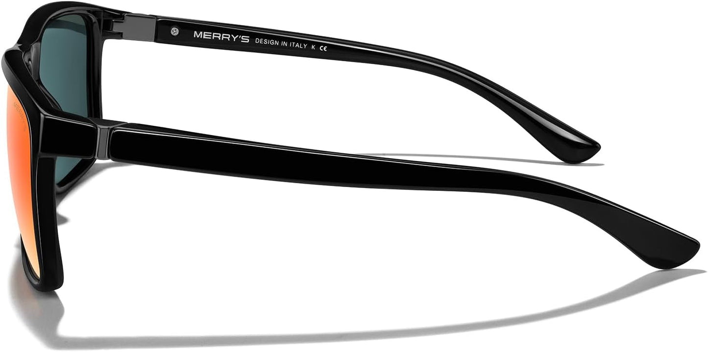 MERRY'S Polarized Sports Sunglasses - UV400 Protection for Men & Women | Ideal for Cycling, Driving & Fishing