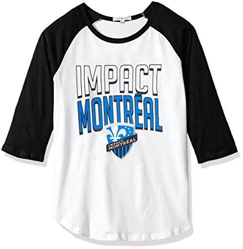 Women's Vintage Cotton 3/4 Raglan Tee - Montreal Impact Large
