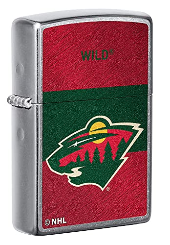 NHL Minnesota Wild Windproof Pocket Lighter - Chrome Finish