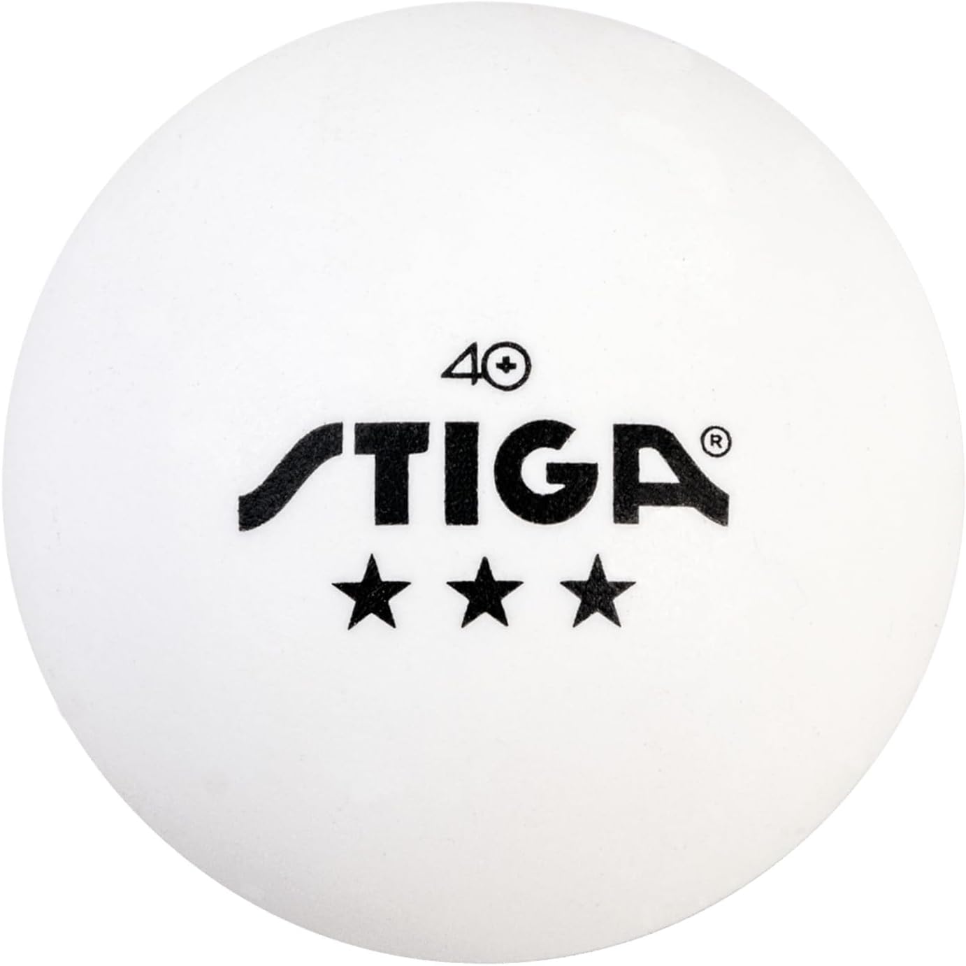 Stiga 3-Star Table Tennis Balls - High-Quality Performance | Pack of 6 White Balls