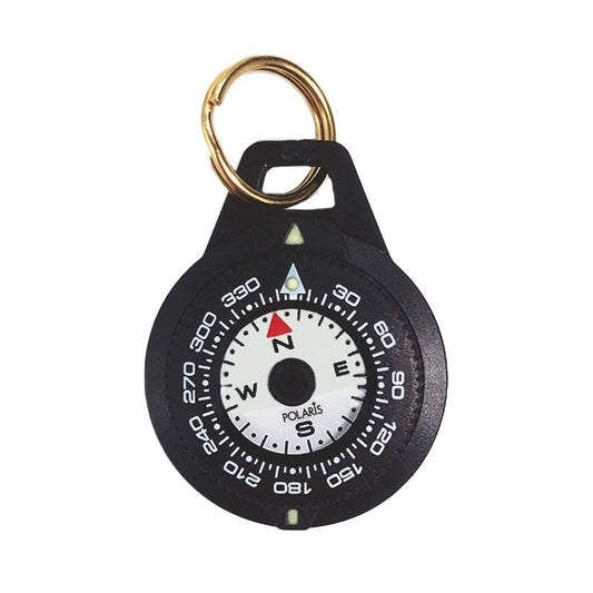 POLARIS Micro Compass Waterproof 60M Watch Wrist Band Paracord Bracelet Compasses Luminous in The Dark Easy-to-Read Design, Camp Orienteering Survival Underwater Diving