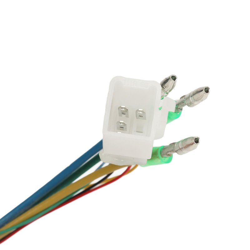 Tissting Electric Scooter Motor Wire Harness - 2.5mm Copper Core Cable for 10in Hub Motor 1200W, Universal E-Scooter Replacement Part, High Sensitivity & Easy Installation