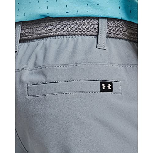 Under Armour Golf Drive Pants 34W x 32L Halo Gray Water-Resistant Stretch Twill