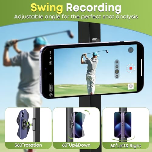 Magnetic Golf Cart Phone Holder - Fits MagSafe iPhone 12-17 & More