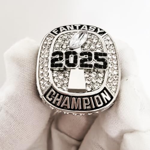 Fantasy Football Championship Ring Trophy Award 2025 - 6/11