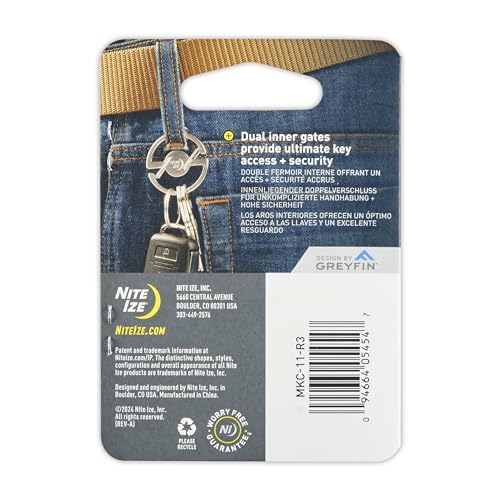 Medallion Key Carabiner - Secure Stainless Steel Key Ring
