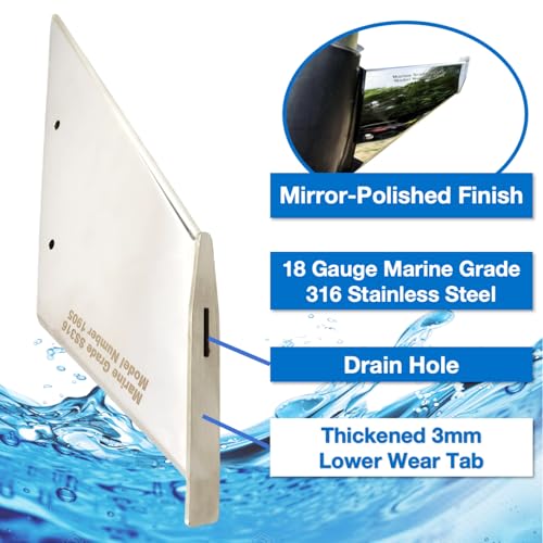 Boat Skeg Protector Guard for MerCruiser Alpha 1 Gen 2 - SS316