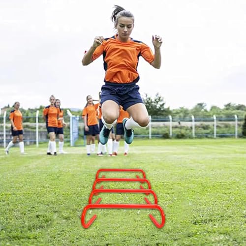 20ft Agility Ladder Training Set with Cones & Hurdles - Blue
