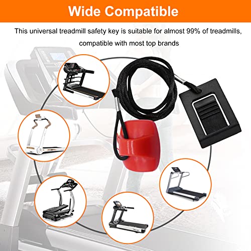 Treadmill Safety Key - Magnetic for Various Brands - Black