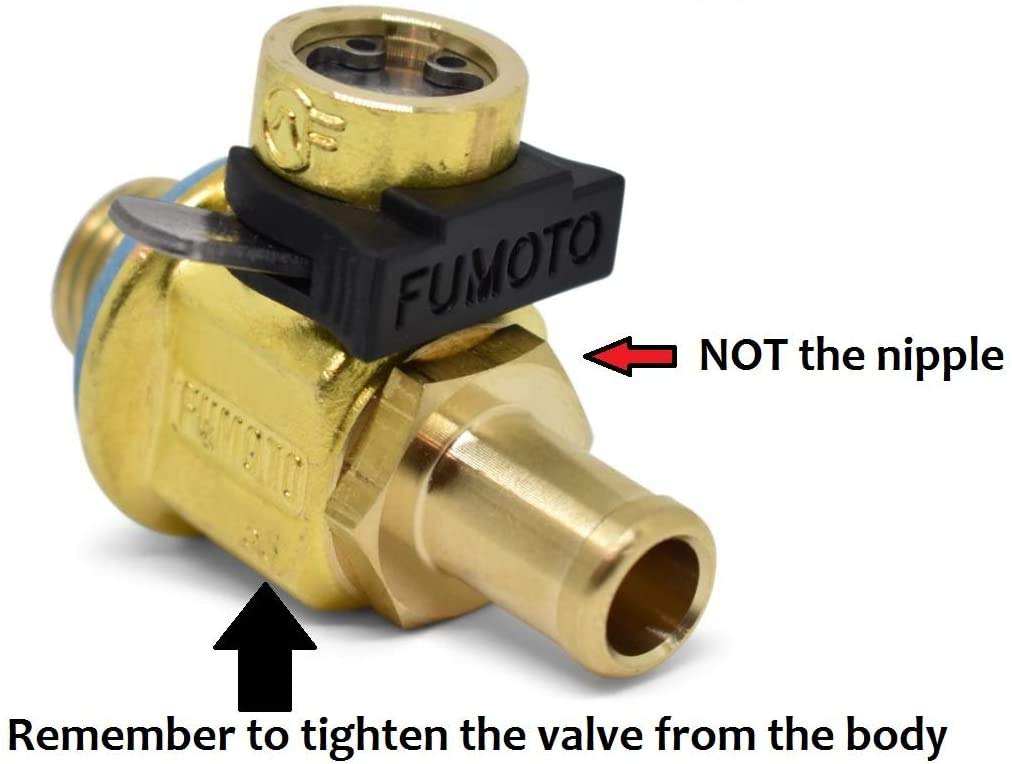 Fumoto F106N FN-Series Drain Valve with Long Nipple with Lever Clip