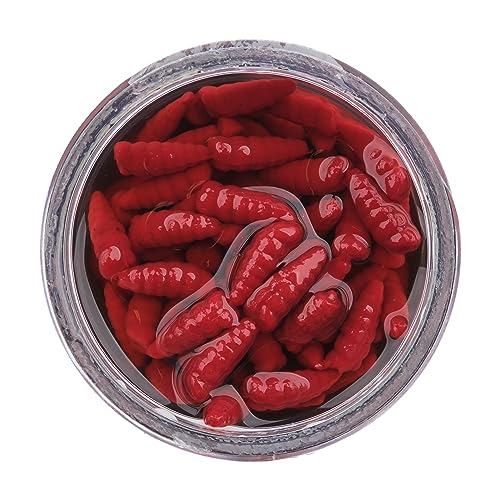 Gulp! Alive! Waxies Fishing Soft Bait - Red Wiggler 1/2"