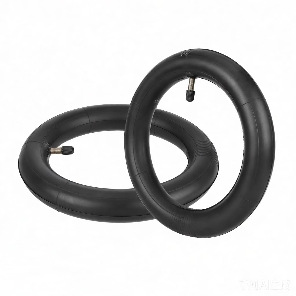 ZAITUO 10 x 2.125 10" Rubber Pneumatic Tire + 10-inch Butyl Rubber inner Tube Replace for Segway Ninebot F Series (F20 F25 F30 F35 F40 F65) D28U Electric Kick Scooter Tyre Wheel Parts (inner tube x2)