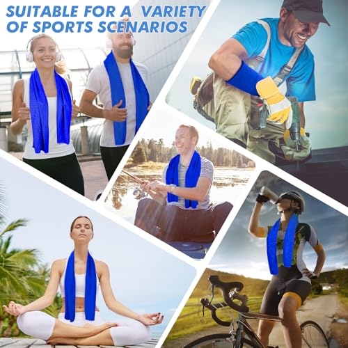 CSITE 3 Pack Cooling Towels (47"x12") for Neck and Face, Ice Towel