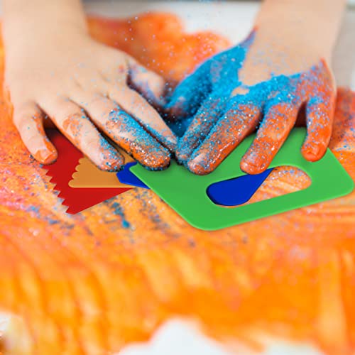 Plastic Scrapers, Scraper Sculpture Tool Pottery Tools Paint Scrapers Tools, Pack of 4