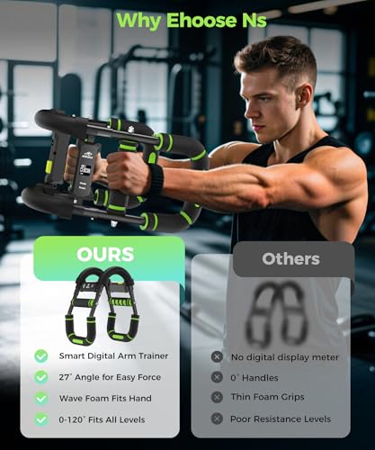 REN RUI Green Pro Twister Arm Trainer for Chest & Upper Body Workout