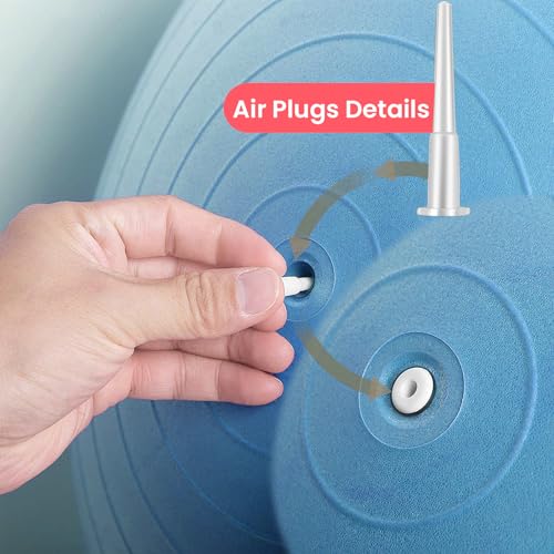 12-Piece Exercise Ball Plug Replacement Kit with Remover Tool