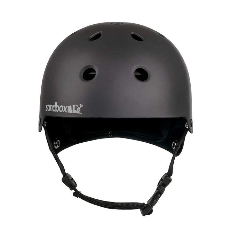 Sandbox Legend Skate Helmet (Matte Black / 3M Logo, Small)