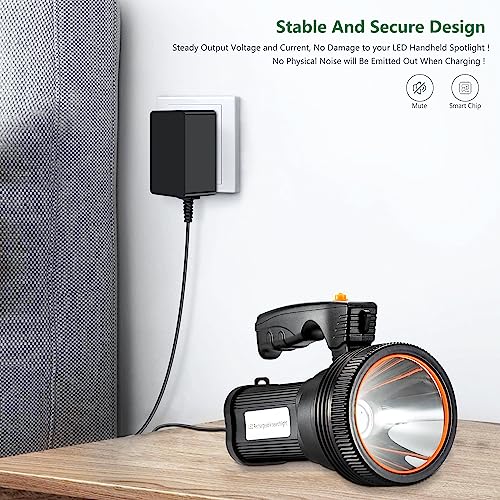 5V AC Power Adapter for Rechargeable Spotlight and LED Flashlights - FITE ON