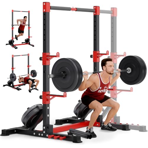 Adjustable Smith Machine & Squat Rack Combo - Basic Squat Rack