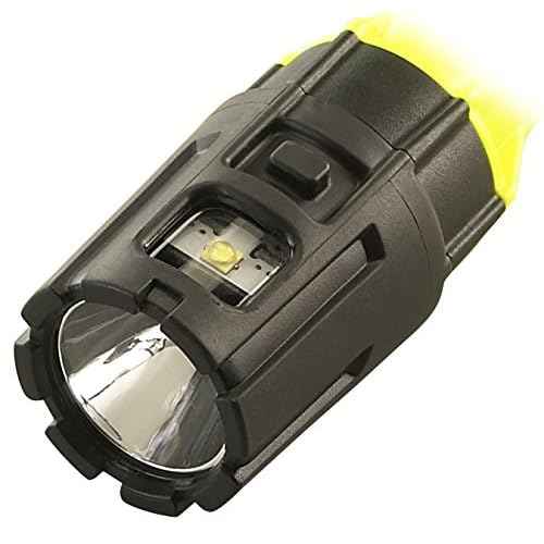 Streamlight 67750 Dualie 2AA 175-Lumen Dual Beam Flashlight w/Pocket Clip and Magnetic Base, Clear Retail Packaging, Yellow