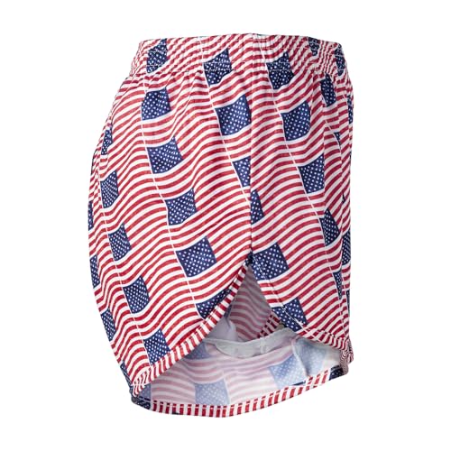 Men's Printed Running Shorts - 2.25" Inseam, Old Glory - Ranger Panty