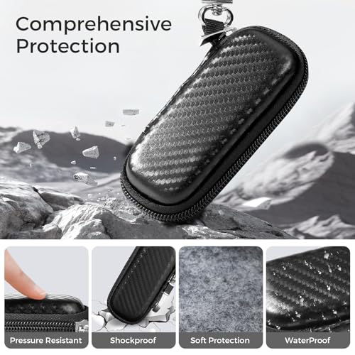 KardiaMobile EKG Monitor Case - Carbon Fiber Black