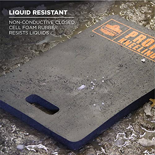 Ergodyne ProFlex 380 Kneeling Pad, Foam Knee Cushion, Water Resistant Kneeling Mat, 14" x 21" x 1, Black