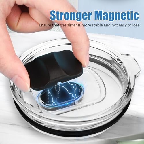 Magnetic Slider Replacement for Tumbler Lids - 5 Pack
