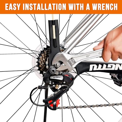 Kids Bike Safety Flag - Dinosaur Tail Design, Rear Axle Mount