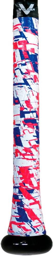 Vulcan Bat Grip - 0.50mm, 1.00mm, 1.75mm | Ideal for Baseball & Softball | Multiple Colors Available