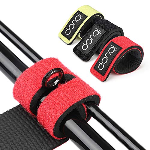 Fishing Belt with 6PCS Retractable Rod Carrying Strap - Black